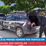 PC prende dupla em flagrante por tráfico de drogas em Carnaúba dos Dantas-RN
