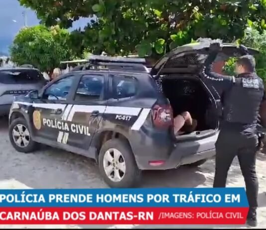 PC prende dupla em flagrante por tráfico de drogas em Carnaúba dos Dantas-RN