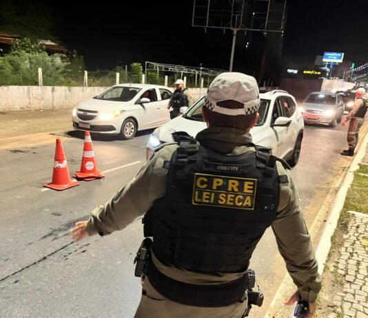 Lei Seca/CPRE prende mais 04 e autua outros 21 por dirigirem sob efeito de álcool em Mossoró/RN
