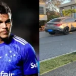 Atacante potiguar Gabriel Veron se envolve em acidente de carro em condomínio