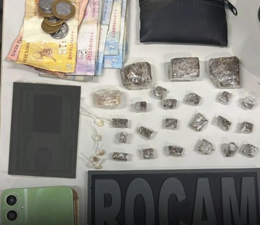 ROCAM do 2° BPM prende casal por tráfico de drogas na cidade de Mossoró/RN