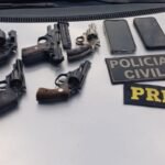 Casal é preso transportando armas de fogo na BR-304 em Mossoró