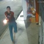 Imagens de segurança flagram atentado contra PM na Zona Norte de Natal